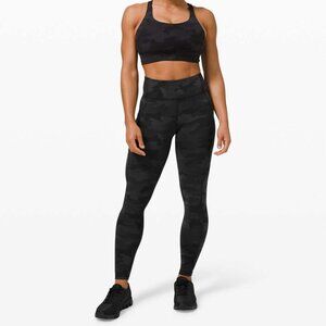 Lululemon Invigorate High-Rise Tight 23" Heritage 365 Camo- Size 6 (2021)